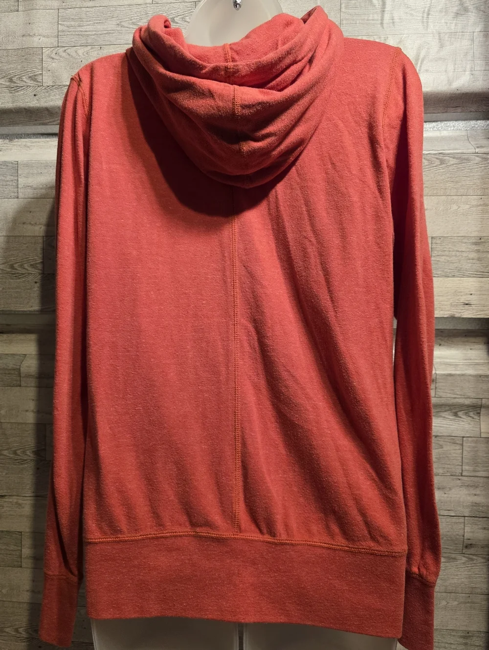 Nike Coral-Red Full-Zip Hoodie - Picture 3 of 3